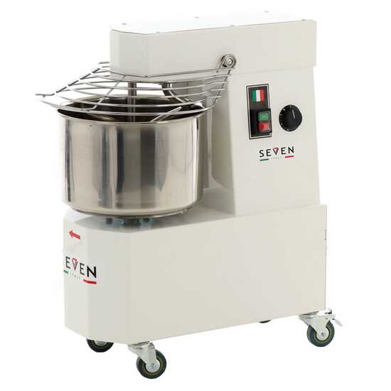 Seven Italy GH 15 - Impastatrice a spirale - 400V - Con ruote e timer