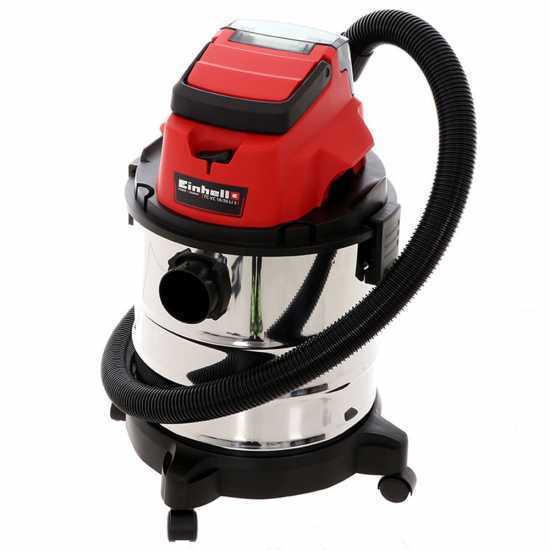 Einhell TC-VC 18/20 Li - Aspirasolidi e liquidi a batteria - SENZA BATTERIE E CARICABATTERIE