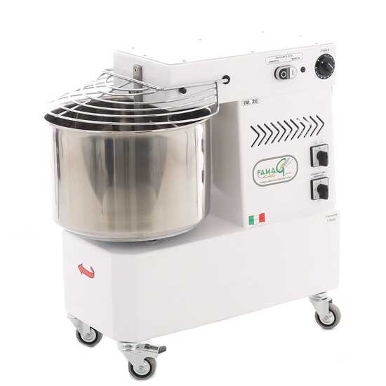 Famag IM 20/400 New 2 Velocità - Impastatrice a spirale 18 Kg trifase