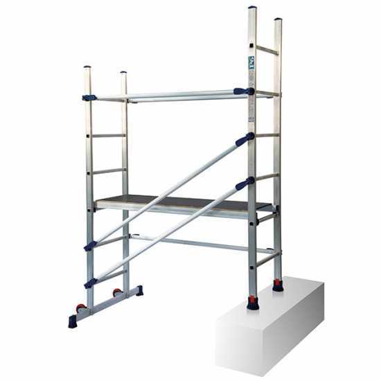 Facal P6 - Trabattello in alluminio per scale - Zoppo - Altezza 1.89m