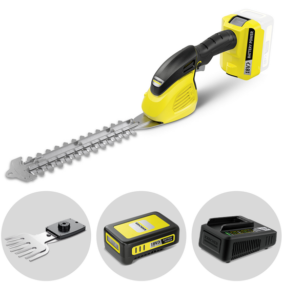 Karcher GSH 18-20 - Forbice tagliaerba a batteria - Tagliasiepi - 18V 2.5Ah