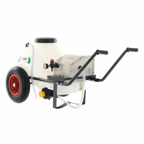 Comet CBM 1200 HP - Kit pompa a batteria per irrorazione e carrello - 80L