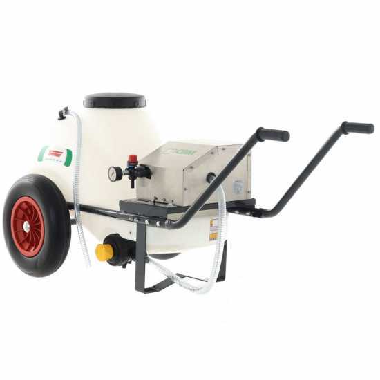 Comet CBM 1200 HP - Kit pompa a batteria per irrorazione e carrello - 120L
