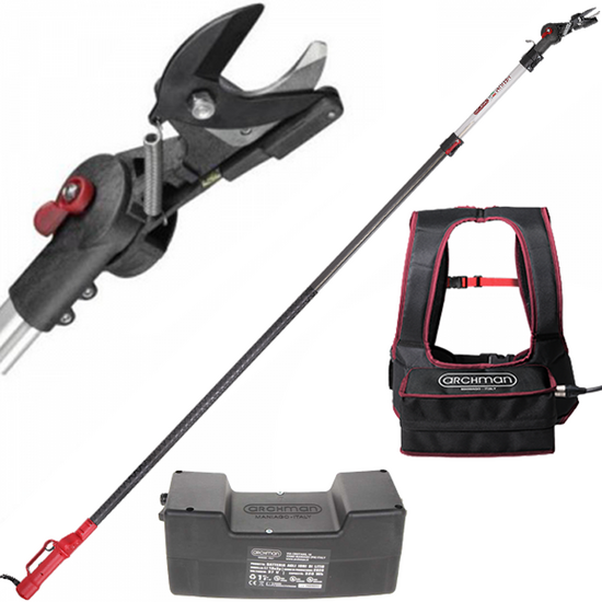 Archman HELIUM+ - Forbice elettrica da potatura su asta 265 - 415cm - 37V 8.7Ah