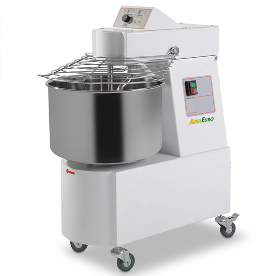 Impastatrice a spirale SKV 30 MO - Da 25 Kg ad alta idratazione con Variatore
