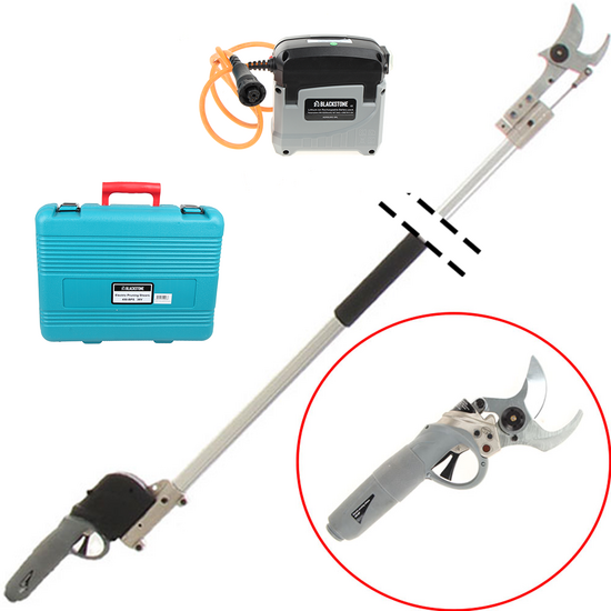 BlackStone 500-BP - Forbice elettrica da potatura su asta - 37V 5.2Ah - 150 cm