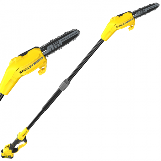 Stanley Fatmax V20 - Potatore telescopico su asta di prolunga regolabile - Batteria 18V 4AH