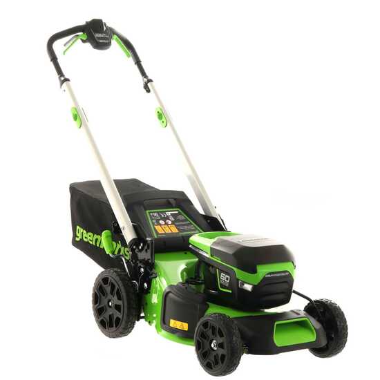 Greenworks GD60LM46SP - Tagliaerba semovente a batteria - SENZA BATTERIA E CARICABATTERIA