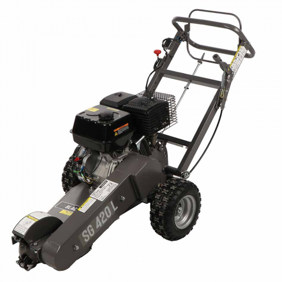 BlackStone SG 420 L - Fresaceppi - Motore Loncin da 420cc - Ruota di taglio con 8 frese in carburo di tungsteno