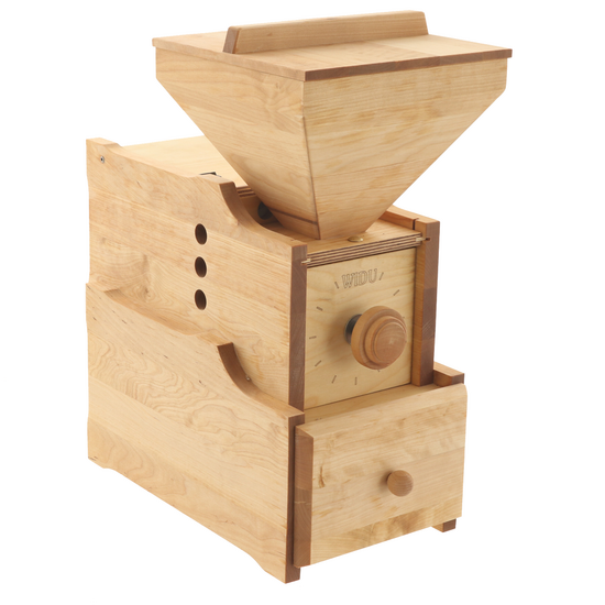 Mulino Artigianale per farina WIDU Universalmühle Mod. 3 in legno di betulla