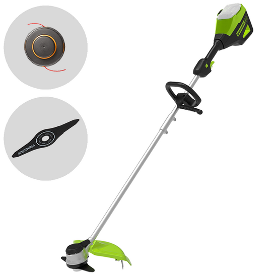 Greenworks GD60BC - Decespugliatore a batteria 60V - SENZA BATTERIA E CARICABATTERIA