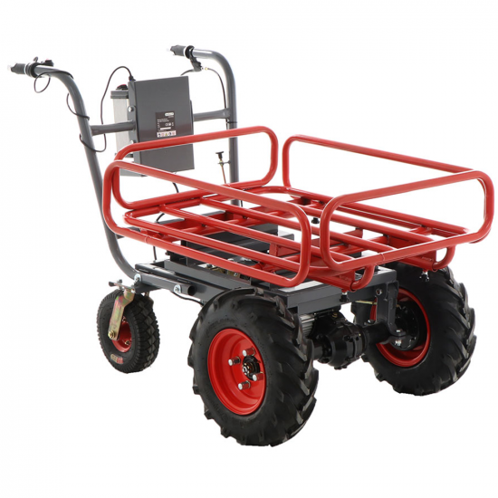 GeoTech CAR 300T-T PLUS - Carriola elettrica a batteria 40V 6Ah