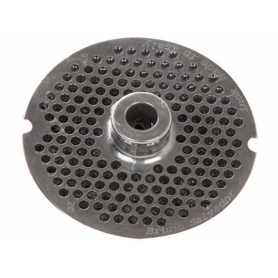Trafila per tritacarne N.8 - fori da &Oslash; 4.5 mm  - diametro trafila 61 mm