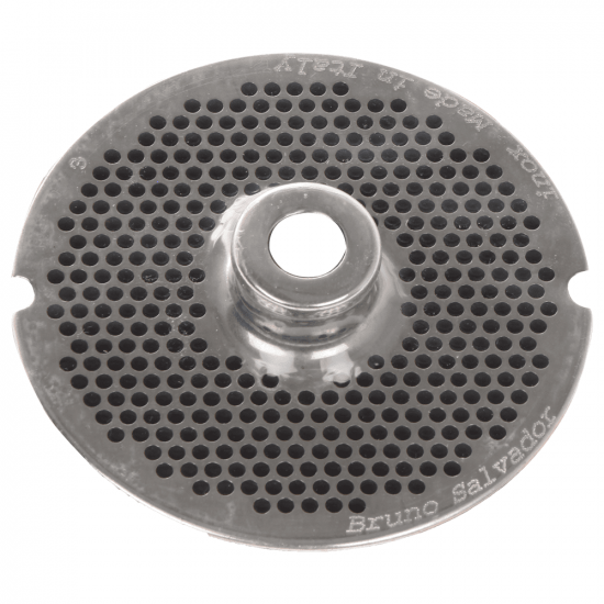 Trafila per tritacarne N.8 - fori da &Oslash; 3 mm  - diametro trafila 61 mm