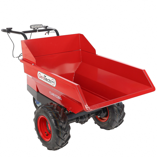 GeoTech Pro Mini Dumper Car E300 - Motocarriola a batteria 48V 15Ah