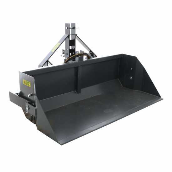 BlackStone B-PAL H 180 - Paletta posteriore idraulica per trattore - da 180 cm - Portata 700Kg