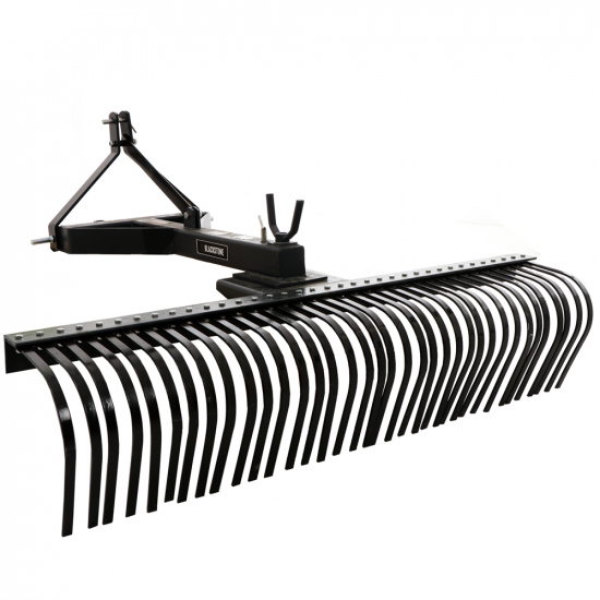 Blackstone B-HLRK 210 - Rastrello per trattore pesante con collegamento a 3 punti - Serie Heavy Duty