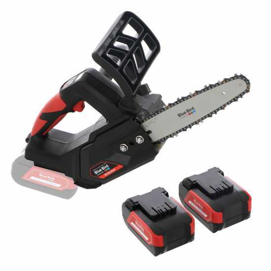 Blue Bird THCS 22-07 - Elettrosega a batteria 2 x 21V 5Ah - Lama da 20cm