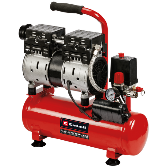Einhell TE-AC 6 Silent - Compressore aria elettrico silenziato