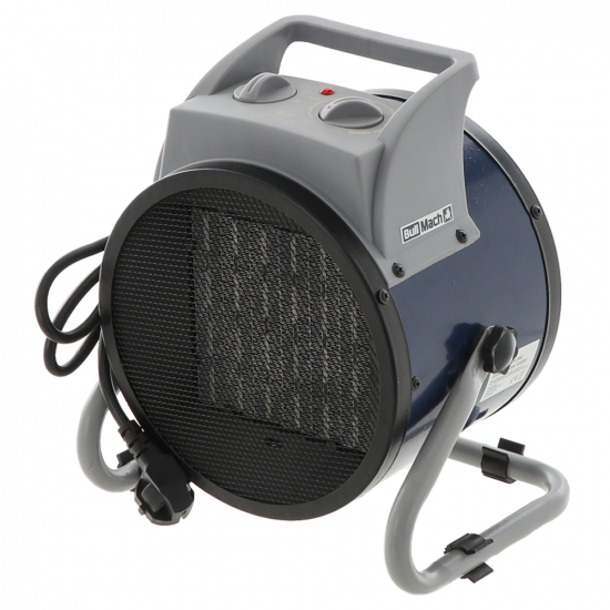 BullMach BM-EFH 2RC - Generatori di aria calda elettrico - Elemento riscaldabile in ceramica - 2kW