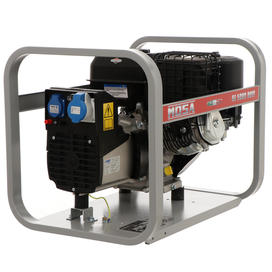MOSA GE 5000 BBM - Generatore di corrente a benzina 4.5 kW - Continua 3.6 kW Monofase - Motore B&S XR1450