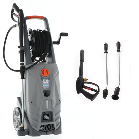 Comet KSX 1850 Gold Extra - Idropulitrice a freddo e avvolgitubo - 510 lt/h - 160 bar