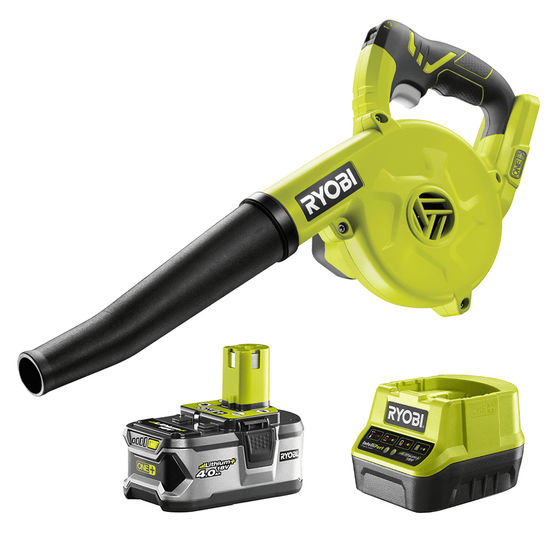 Ryobi R18TB-0 - Soffiatore a batteria compatto 18V 4Ah