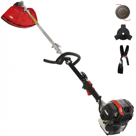 GeoTech Pro GT-4PRO 43L - Decespugliatore a benzina 4 tempi