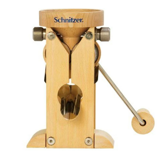 Schnitzer Campo 150g - Fioccatrice manuale da tavolo in faggio con rulli in pietra