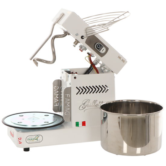 Famag Grilletta IM 6S/230 1 Velocità - Impastatrice a spirale 6 Kg con testa sollevabile
