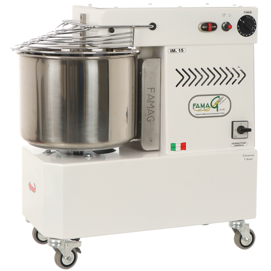 Famag Grilletta IM 15/230 10 Velocità HH - Impastatrice a spirale 15 Kg ad alta idratazione