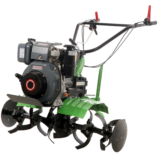 Motozappa Agri 102 con fresa 95 cm - Motore a Diesel da 296cc