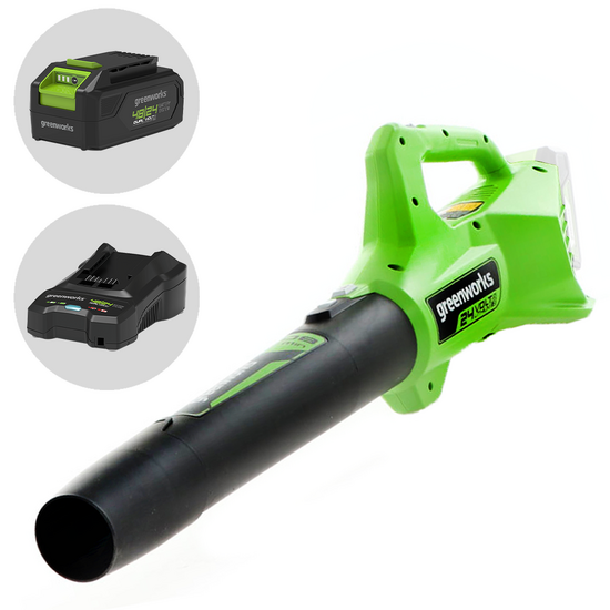 Greenworks G24ABO - Soffiatore assiale a batteria 24V 4Ah