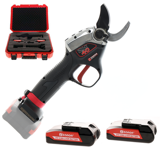 Zanon ZM 40 - Forbice elettrica da potatura - 2x 2.5Ah/21V max