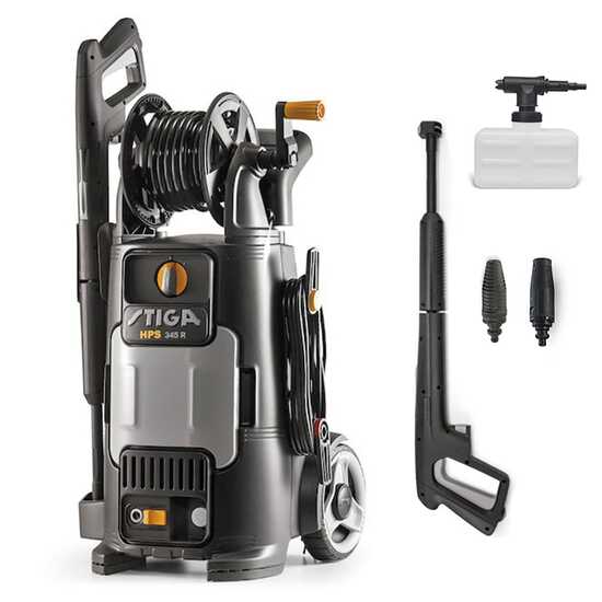 Stiga HPS 345 R - Idropulitrice ad acqua fredda compatta - 370 l/h - 145 bar