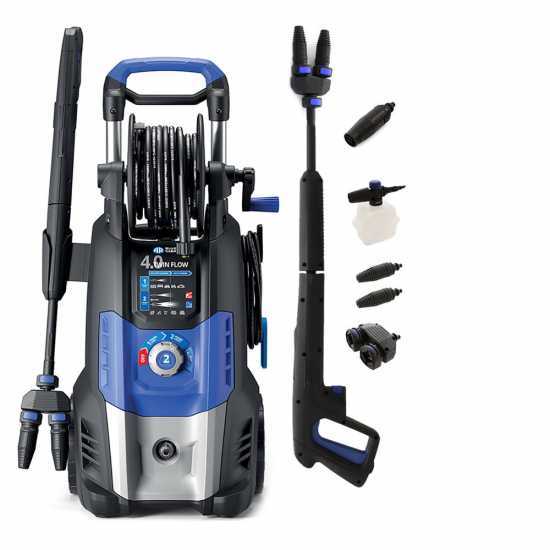 Annovi & Reverberi Blue Clean 4.0 Twin Flow - Idropulitrice semiprofessionale - 150 bar max - portata 810 lt/h