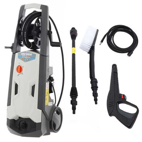 Comet KRX 1450 Plus Elettrica - Idropulitrice ad acqua fredda - Con avvolgitubo - 500 l/h - 160 bar