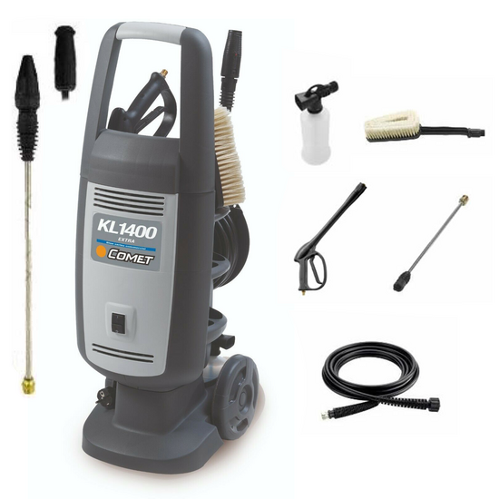 Comet KL 1400 Extra - Idropulitrice domestica ad acqua fredda - 140 bar - 420lt/h