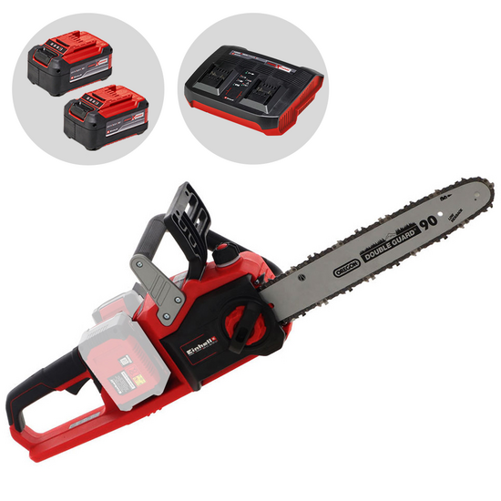 Einhell GE-LC 36/35 Li - Elettrosega a batteria 2 x 18V 5.2Ah - Lama da 35cm