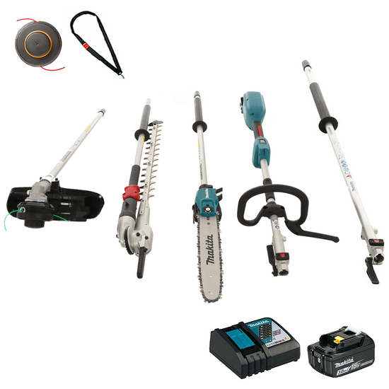 Makita DUX18 - Decespugliatore a batteria multifunzione - 18V - 3Ah