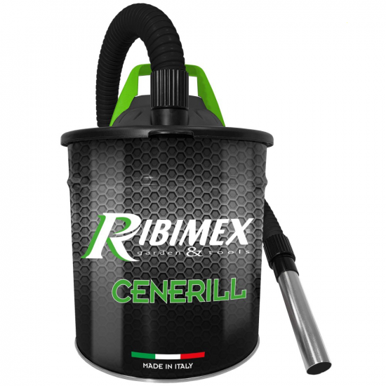 Ribimex Cenerill - Aspiracenere a bidone - 18L