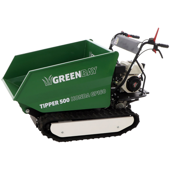 GreenBay TIPPER 500 HONDA GP160 - Motocarriola cingolata dumper - Portata 500Kg