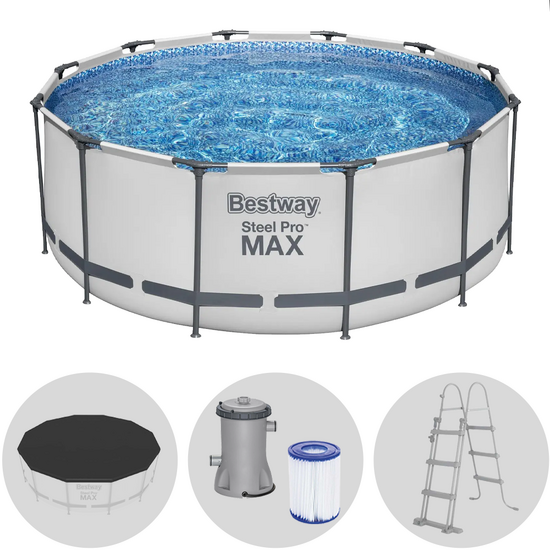 Bestway Steel Pro Max 56420 - &Oslash;366x122 cm - Piscina Rotonda
