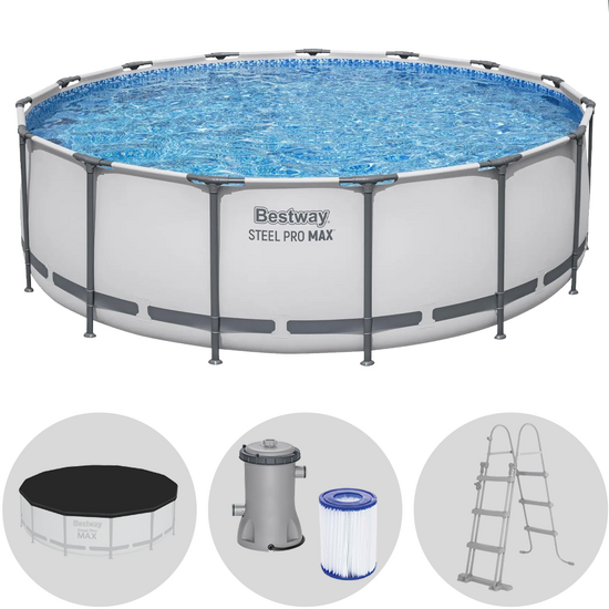 Bestway Steel Pro Max 56438 - Ø457x122 cm - Piscina Rotonda