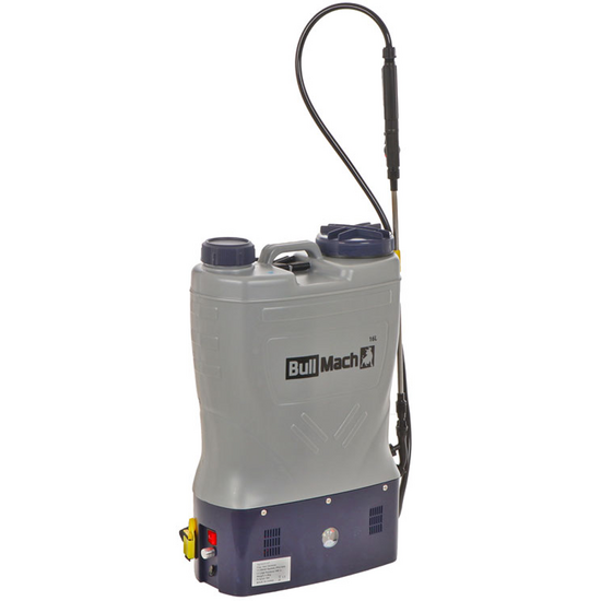 BullMach Pandora 16E Li - Pompa irroratrice a spalla elettrica a batteria - 12V - 8Ah