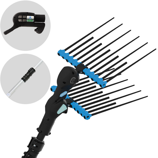Campagnola Alice STAR ECO - Asta in alluminio - 210 - 280 cm - Abbacchiatore elettrico