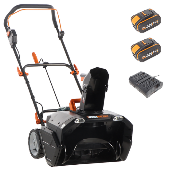 Worx Nitro WG471E - Spazzaneve a batteria - 40V - 2x 4Ah