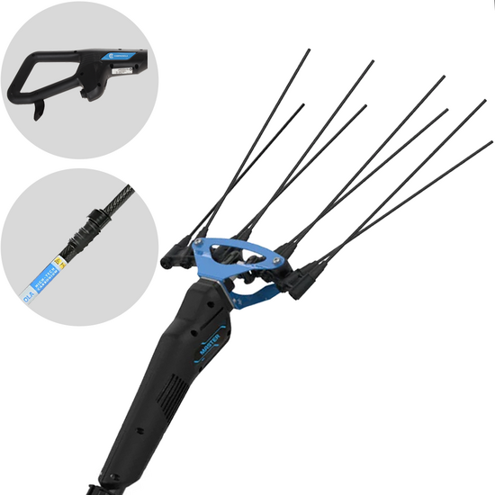 Campagnola Master - Asta in Carbonio e alluminio - 253 - 323 cm - Abbacchiatore elettrico a batteria
