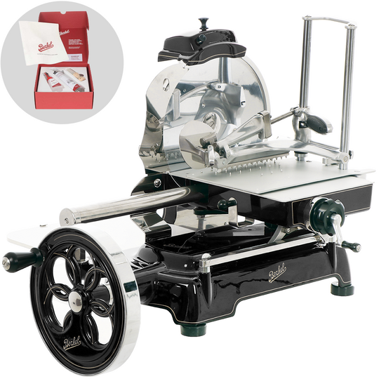 Berkel B3 Nero - Affettatrice a volano - Lama in acciaio al cromo da 300 mm