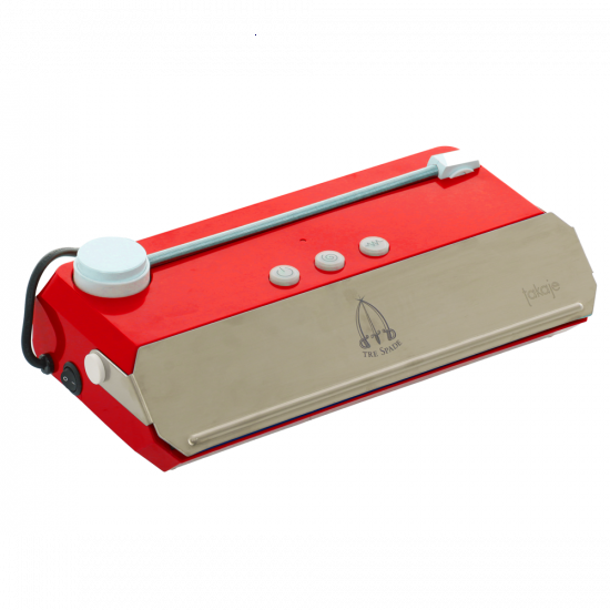 Tre Spade Takaje VacuumMachine Rossa - Macchina sottovuoto - Barra saldante da 33cm